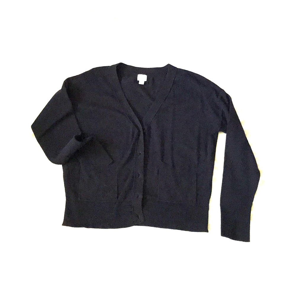 Black cardigan
